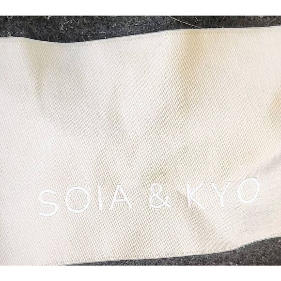 Soia & Kyo Rooney Hooded Mixed Media Coat M - Picture 7 of 11